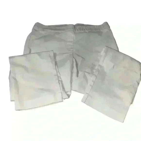 J.Jill Stretch Pants White Pull-On Elastic Waist Straight Leg Size 6 - Picture 2 of 4